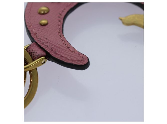Saffiano PRADA Charm aus Safiano-Leder Rosa Auth ar12014 - Ansicht 8