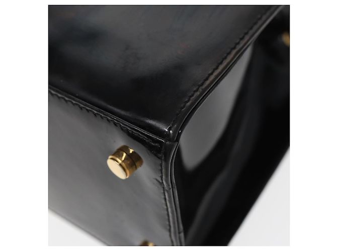 Borsa a Spalla Salvatore Ferragamo Smalto Nero Auth bs16136 - vista 10
