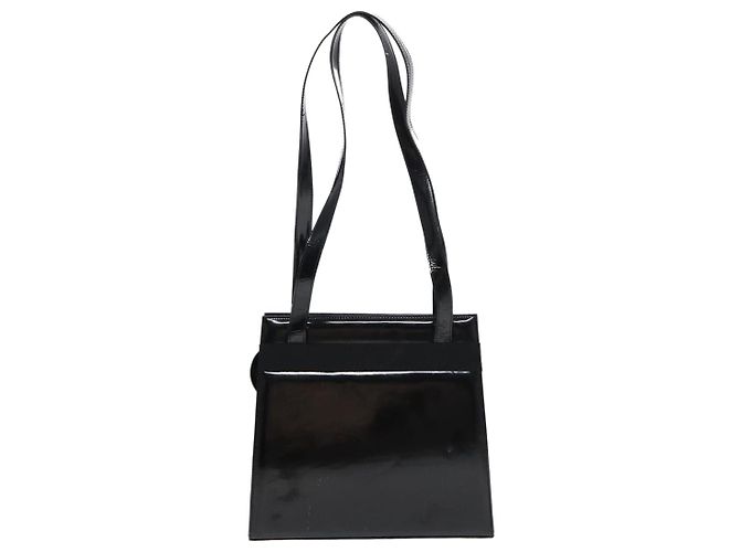 Borsa a Spalla Salvatore Ferragamo Smalto Nero Auth bs16136 - vista 3