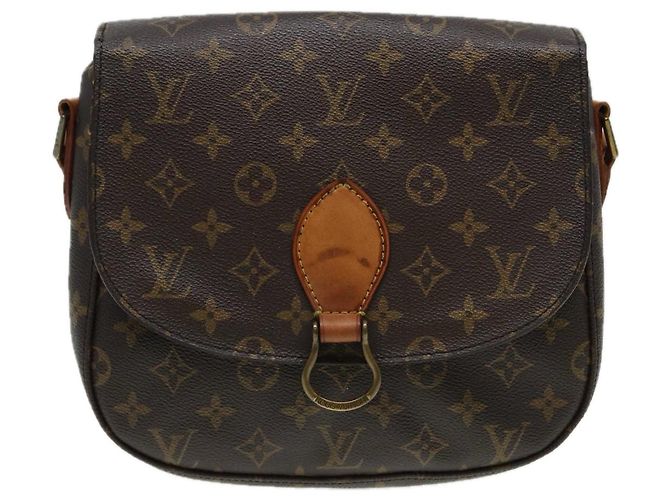 Saint-Cloud LOUIS VUITTON Monogram Saint Cloud GM Borsa a Spalla M51242 LV Auth fm3576 Monogramma - vista 13