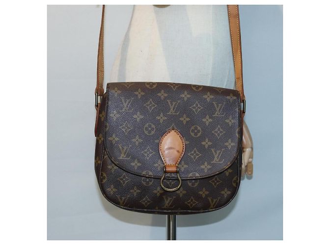 Saint-Cloud LOUIS VUITTON Monogram Saint Cloud GM Borsa a Spalla M51242 LV Auth fm3576 Monogramma - vista 26