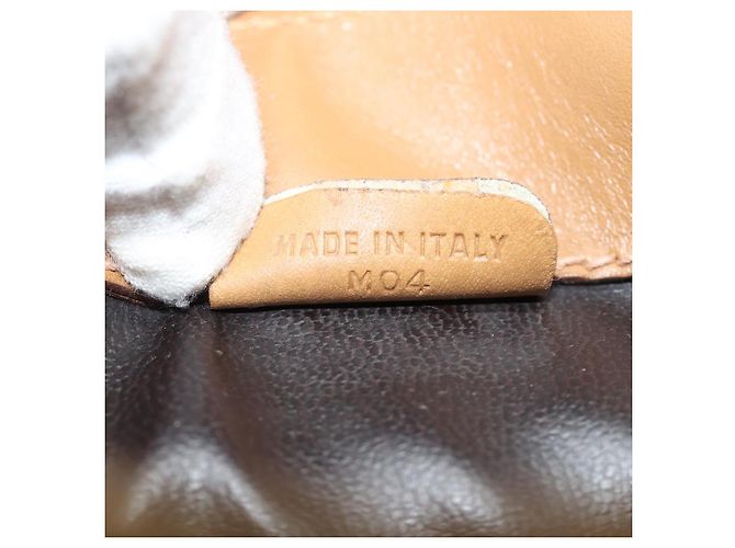 Céline Borsa a spalla in tela Macadam CELINE beige Auth 83128 - vista 12