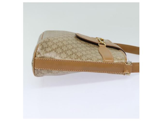 Céline Borsa a spalla in tela Macadam CELINE beige Auth 83128 - vista 3