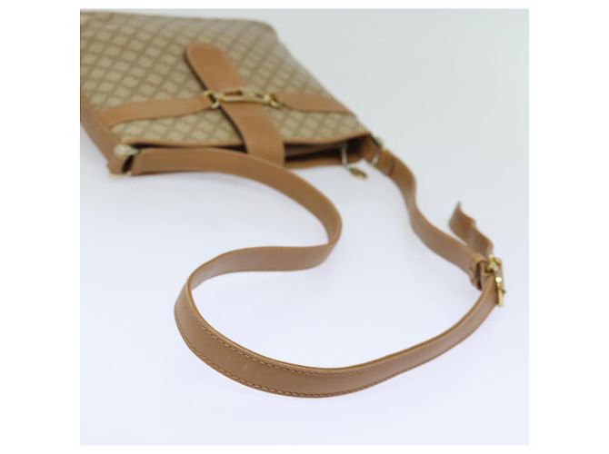 Céline Borsa a spalla in tela Macadam CELINE beige Auth 83128 - vista 8
