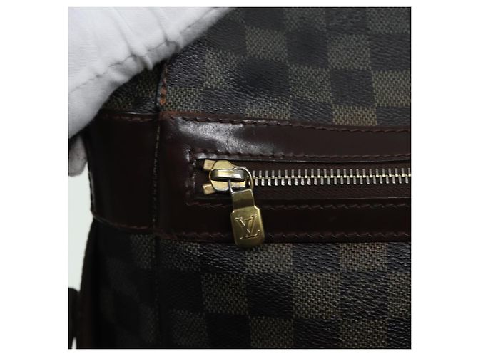 LOUIS VUITTON Borsa a Spalla Damier Ebene Abbesses N45257 LV Auth yk13447 - vista 17