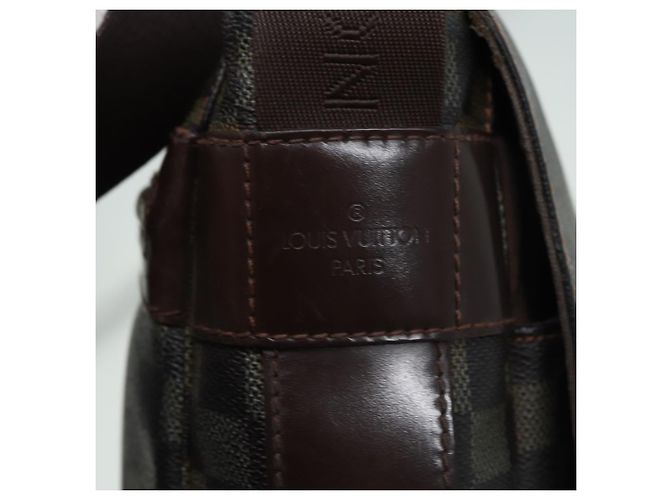 LOUIS VUITTON Borsa a Spalla Damier Ebene Abbesses N45257 LV Auth yk13447 - vista 18
