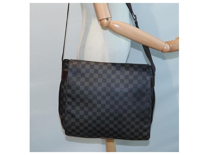 LOUIS VUITTON Borsa a Spalla Damier Ebene Abbesses N45257 LV Auth yk13447 - vista 25