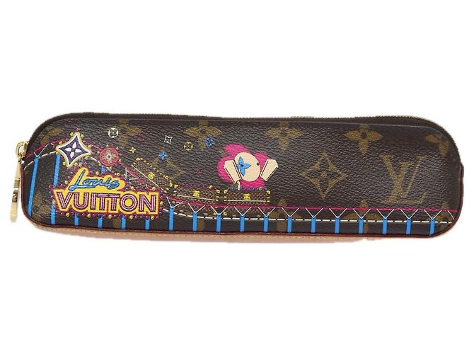 LOUIS VUITTON Monogram Vivienne Trousse Elizabeth Pen Case GI0539 LV Auth 84129 - view 13