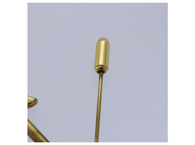 Spilla a freccia CHANEL metallo dorato CC Auth am6488 D'oro - vista 11