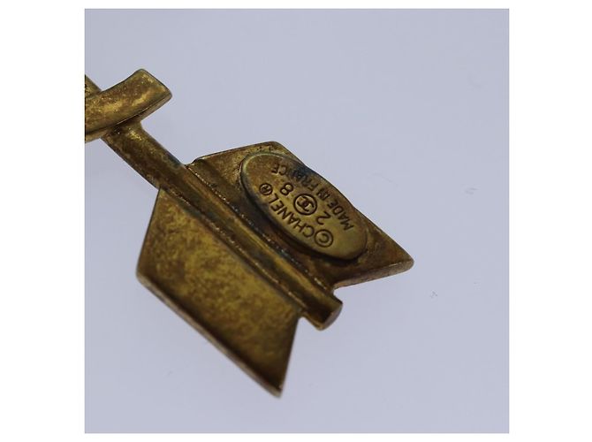 Spilla a freccia CHANEL metallo dorato CC Auth am6488 D'oro - vista 8
