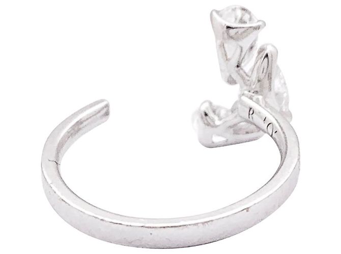 Anello Repossi "Serti sur Vide" oro bianco, diamanti. - vista 2