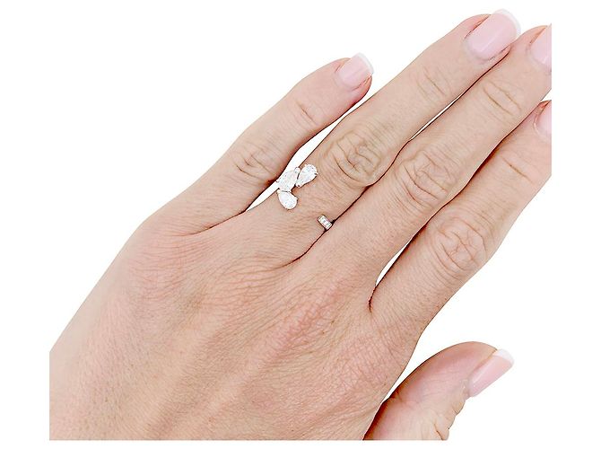 Anello Repossi "Serti sur Vide" oro bianco, diamanti. - vista 4