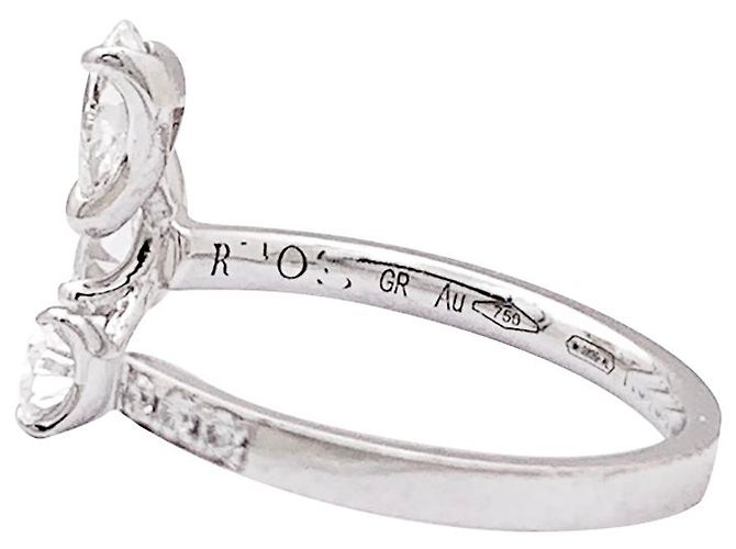 Anello Repossi "Serti sur Vide" oro bianco, diamanti. - vista 5