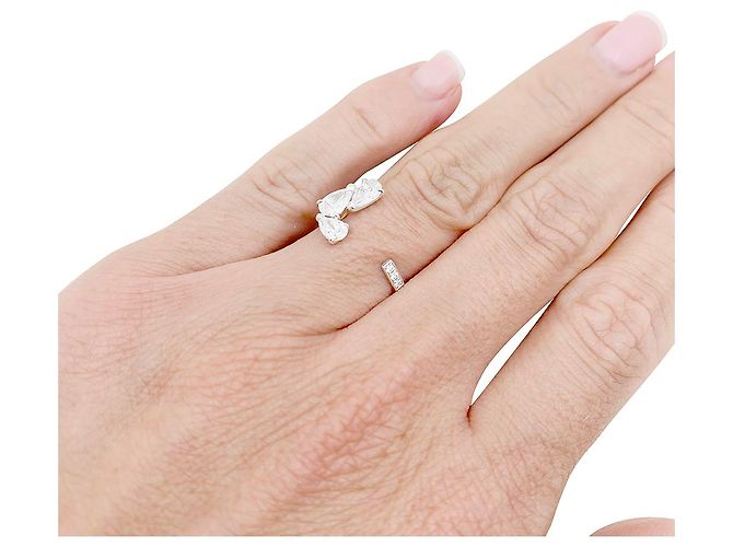 Anello Repossi "Serti sur Vide" oro bianco, diamanti. - vista 6