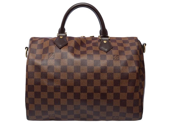 LOUIS VUITTON Speedy Bag in Brown Canvas - 102021 - view 3