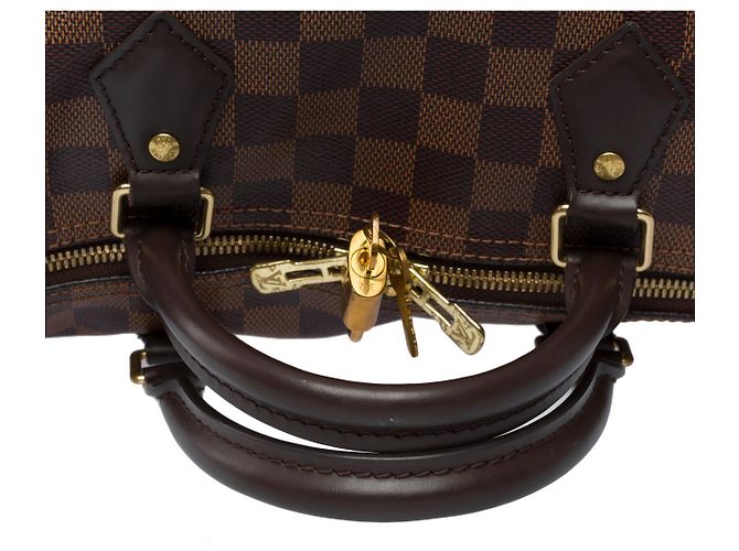 LOUIS VUITTON Speedy Bag in Brown Canvas - 102021 - view 7