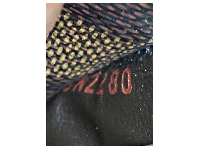 Louis Vuitton Billetera Sarah Damier Ebene Marrón Castaño - vista 13