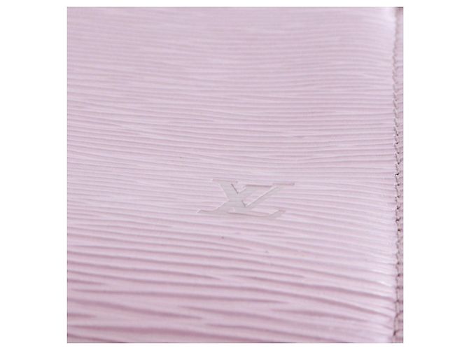LOUIS VUITTON - Pochette Accessorio Louis Vuitton in Pelle Epi Malva Rosa - vista 5