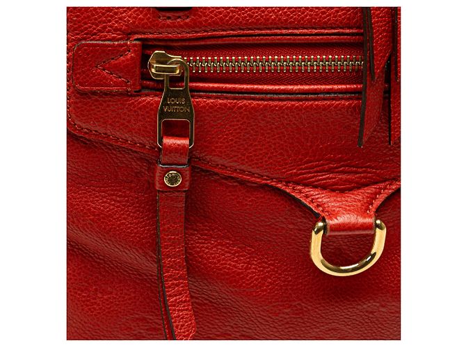 Borsa Lumineuse PM in Monogram Empreinte Rossa di Louis Vuitton Rosso - vista 10