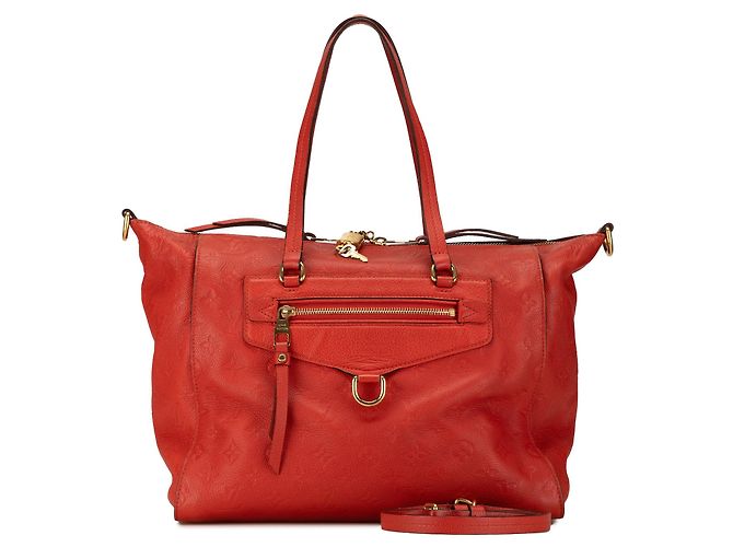 Borsa Lumineuse PM in Monogram Empreinte Rossa di Louis Vuitton Rosso - vista 12