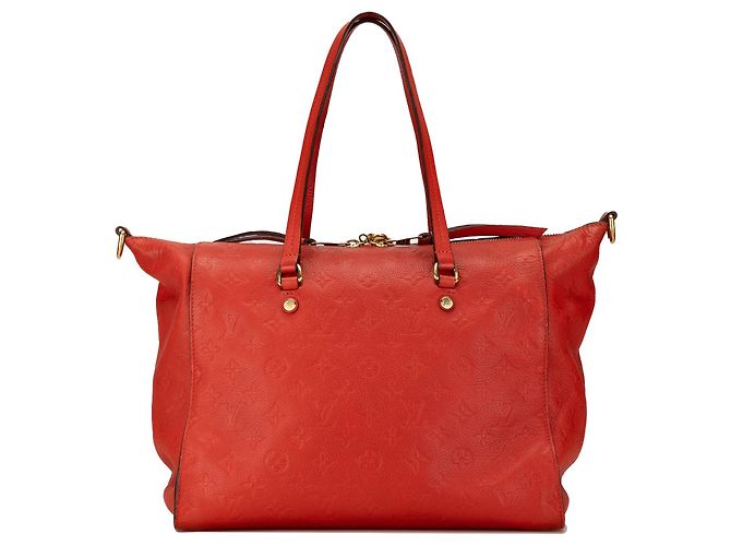 Borsa Lumineuse PM in Monogram Empreinte Rossa di Louis Vuitton Rosso - vista 3