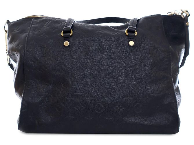 Borsa PM Lumineuse in Monogram Empreinte blu Louis Vuitton - vista 3