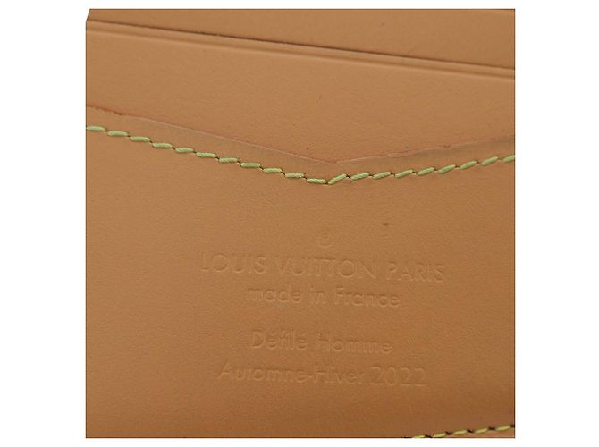 Slender Billetera delgada borrosa Monogram Louis Vuitton marrón Castaño - vista 7