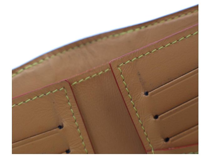 Slender Billetera delgada borrosa Monogram Louis Vuitton marrón Castaño - vista 8