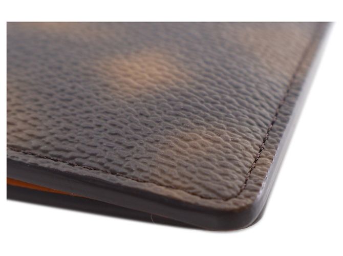 Slender Billetera delgada borrosa Monogram Louis Vuitton marrón Castaño - vista 9