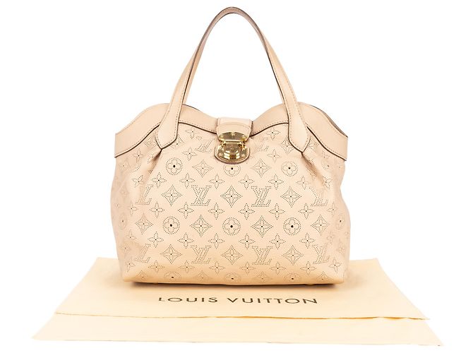 Borsa a Spalla Mahina Monogram Cirrus di Louis Vuitton Beige - vista 2