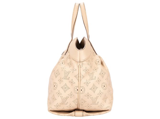 Borsa a Spalla Mahina Monogram Cirrus di Louis Vuitton Beige - vista 5