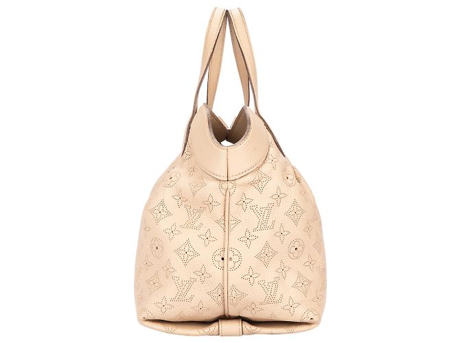Borsa a Spalla Mahina Monogram Cirrus di Louis Vuitton Beige - vista 7