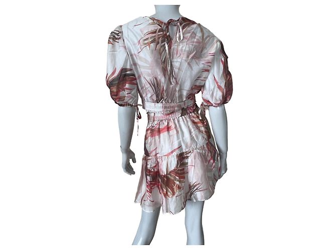 Completo gonna e top All Saints Astria Laur e Mae Luar Rosa Arancio Arancione - vista 3