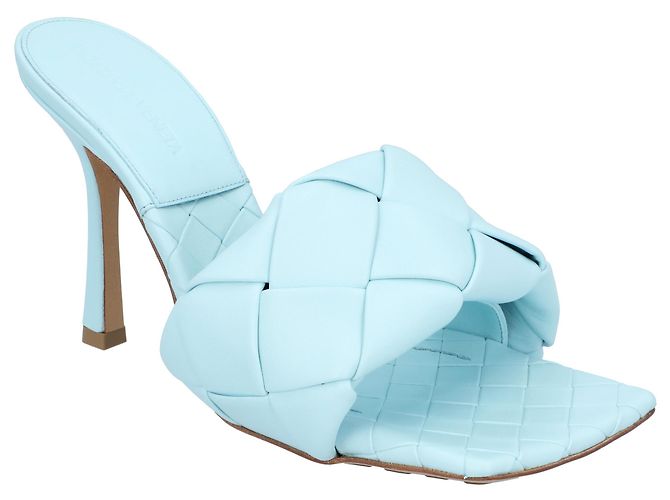 Mule Lido blu di Bottega Veneta - vista 2