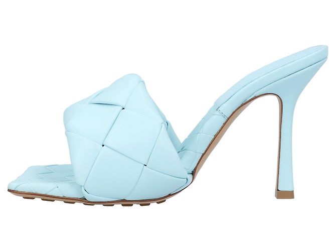 Mule Lido blu di Bottega Veneta - vista 3