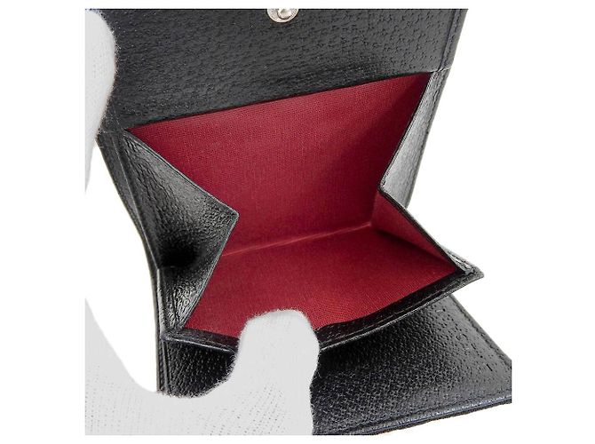 Autre Marque Portafoglio compatto in tela e pelle Bvlgari - vista 4