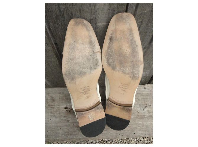 Autre Marque Richelieu Doucal's in pelle bianca scarpe stringate 43 Bianco - vista 7