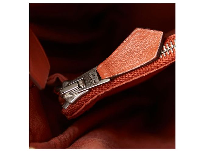 Borsa a Spalla PM Acapulco di Hermès Arancione - vista 7