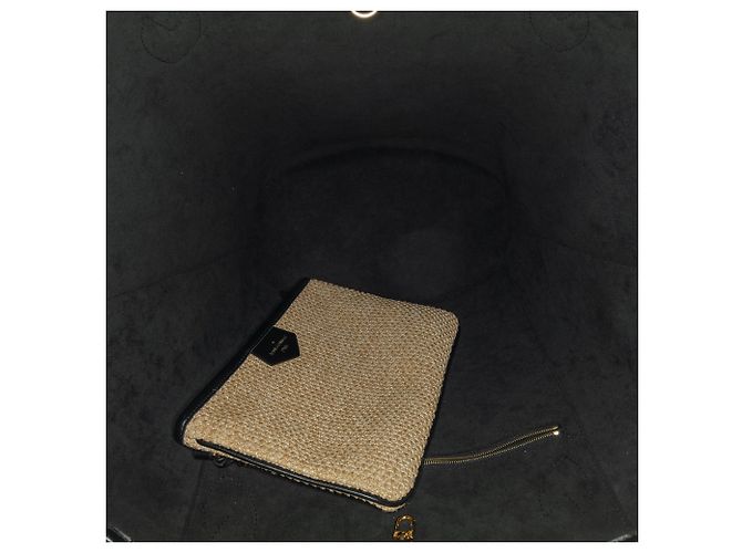 Louis Vuitton Marrom Ráfia Saint Jacques Bege - vista 5