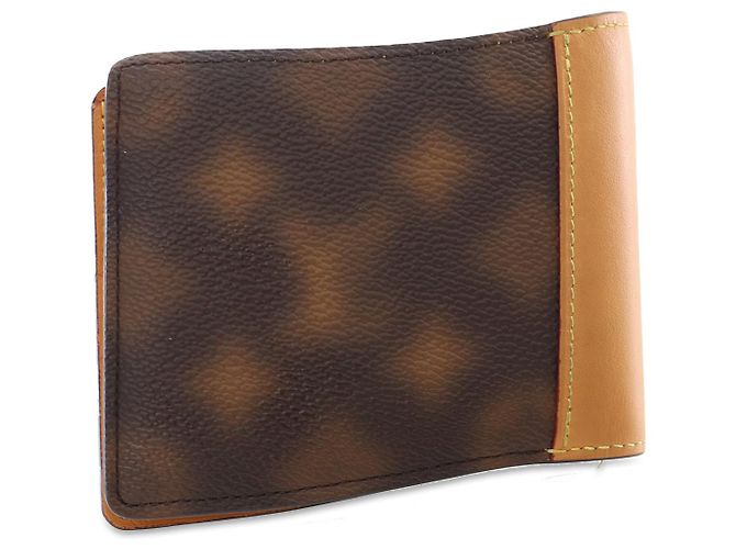 Slender Billetera delgada de monograma borroso marrón Louis Vuitton Castaño - vista 3