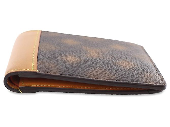 Slender Billetera delgada de monograma borroso marrón Louis Vuitton Castaño - vista 4