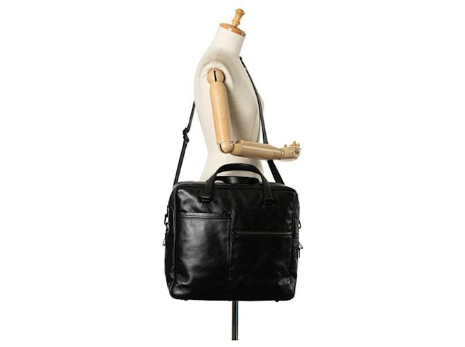 Borsa Diffille Upton in pelle Monogram Louis Vuitton Nero Monogramma - vista 10