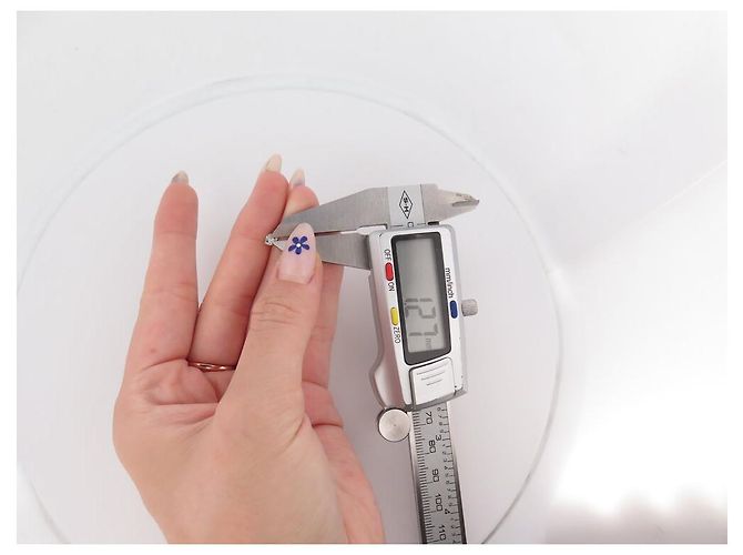 NOVE MONO ANELLO DJULA PIERCING D'ORECCHIO BARRA OCCHIO EA76456-WG ORO DIAMANTI Argento - vista 10