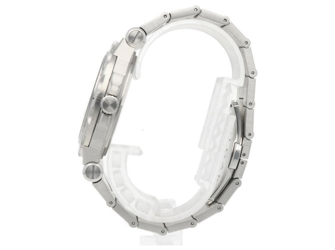 Bulgari Relógio Bvlgari Diagono Scuba Prata - vista 4