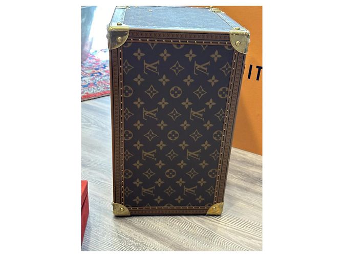 Borsa da viaggio Louis Vuitton Beauty Farm Marrone in tela - vista 6
