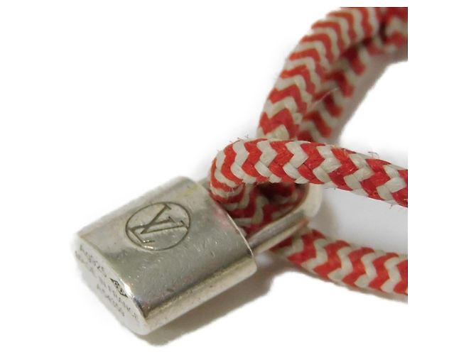 Lockit Bracciale charm in argento 925 Louis Vuitton Rosso - vista 4