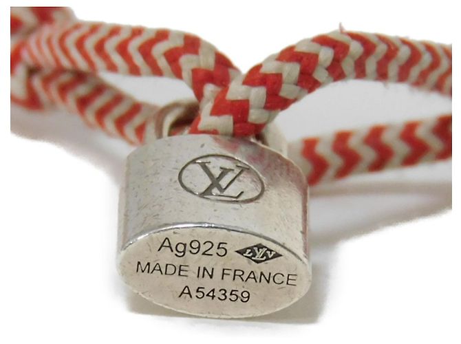Lockit Bracciale charm in argento 925 Louis Vuitton Rosso - vista 6