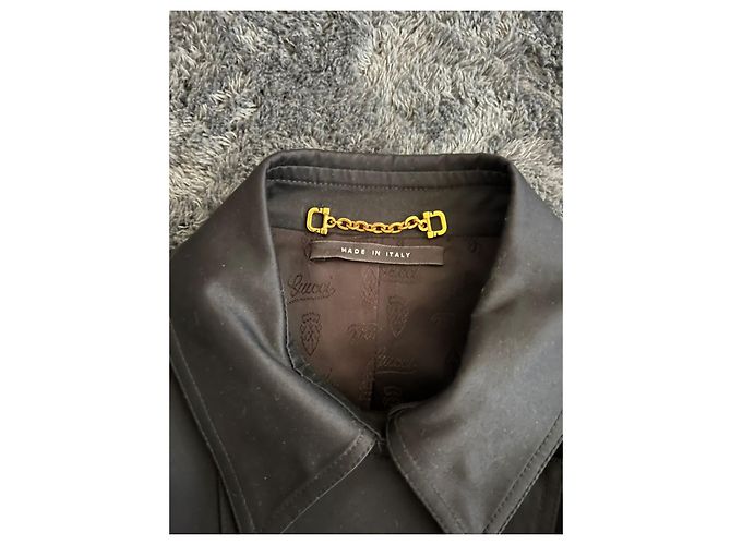 Gucci by Frida Giannini Spring Summer 2006 Asymmetrical Black Jacket. - view 5