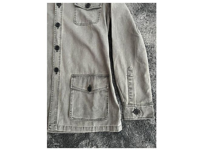 Raf Simons SS2004 "May The Circle Be Unbroken" Military Button Down Siddhartha Returned. Grey - view 3