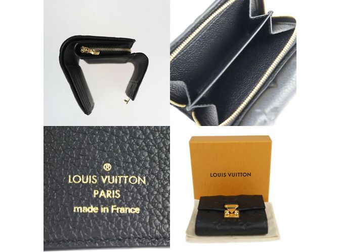 Metis Portafoglio pieghevole Louis Vuitton Monogram Empreinte Nero - vista 9